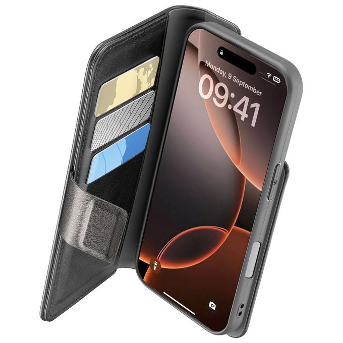 Cellularline Book Agenda Custodia a Libro iPhone 16 Pro Max