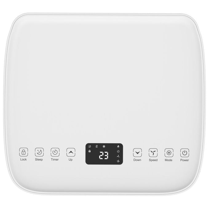 Argoclima 398400038 Lari Art Condizionatore portatile 8000 BTU Classe A Raffreddamento Deumidificazione Ventilazione colore Bianco