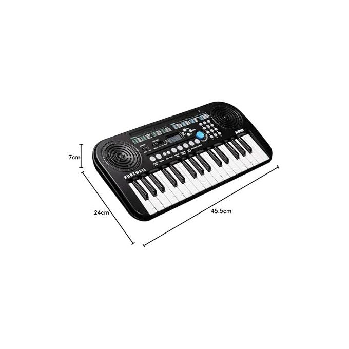 Kurzweil KP-10 Tastiera Musicale 32 Tasti per Principianti con Display 2 Altoparlanti Integrati USB colore Nero
