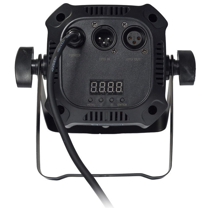 Algam Lighting MINIPAR193FX Mini Par LED 18x1W 1x3W RGB Effetti DMX Telecomando IR IP20 colore Nero