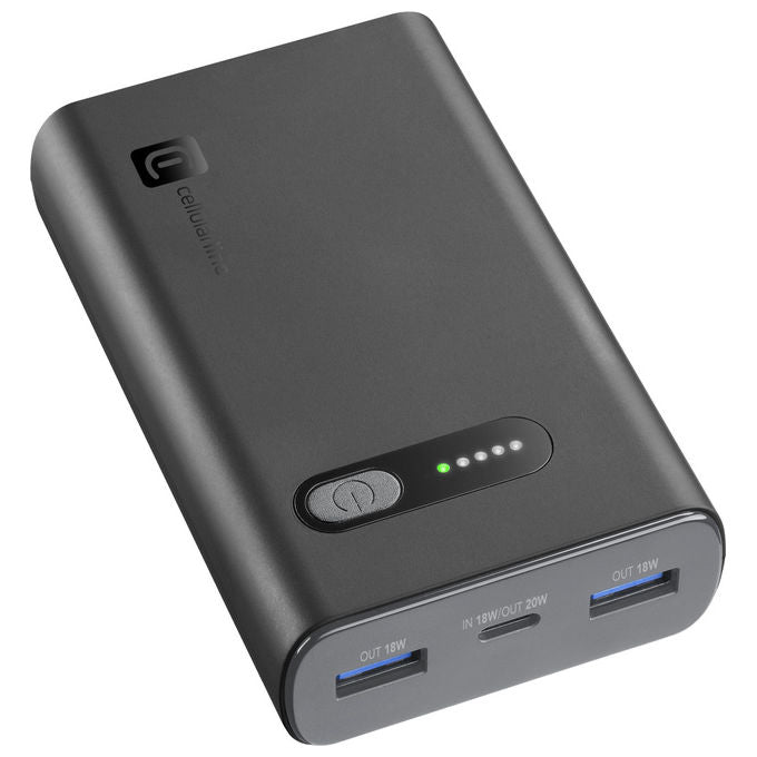 Cellularline Fast PD 10000 Caricabatterie Portatile 10000mAh