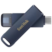 SanDisk iXpand 64 GB USB Type-C Lightning Girevole Blu