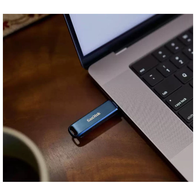 SanDisk iXpand 64 GB USB Type-C Lightning Girevole Blu