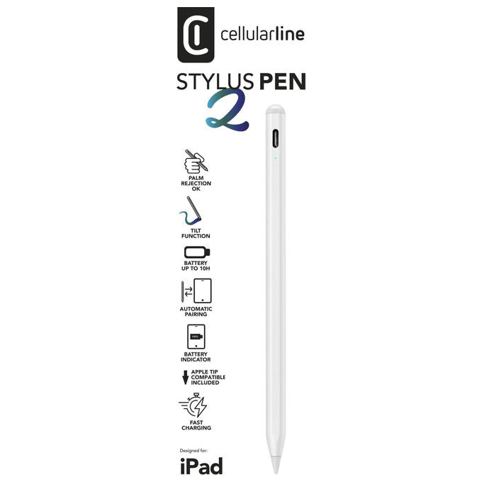Cellularline Stylus Pen Pennino per iPad con Aggancio Magnetico