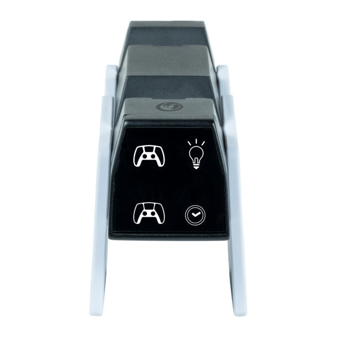 Nacon PS5DUALCHARGERV4 Dual Charger V4 Base di Ricarica Doppia PlayStation 5 DualSense DualSense Edge RGB colore Bianco Nero
