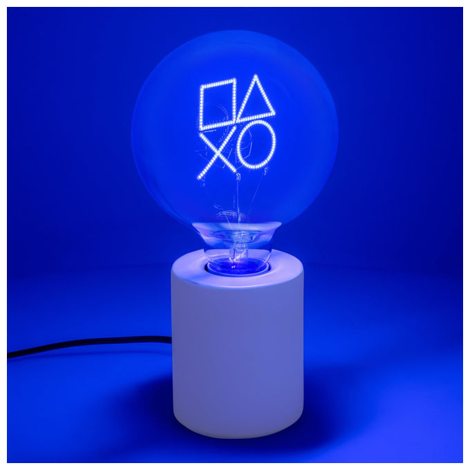 PlayStation Lampada Neon LED con Base Ceramica