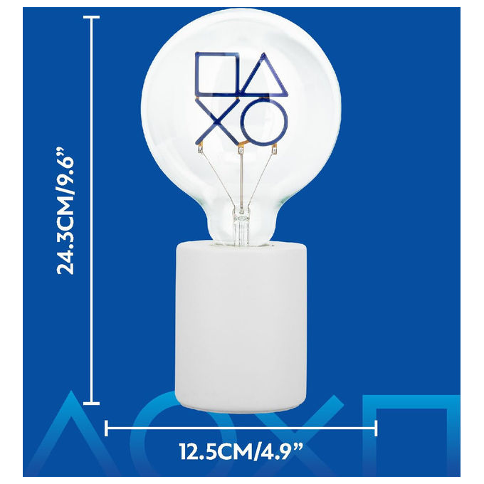 PlayStation Lampada Neon LED con Base Ceramica