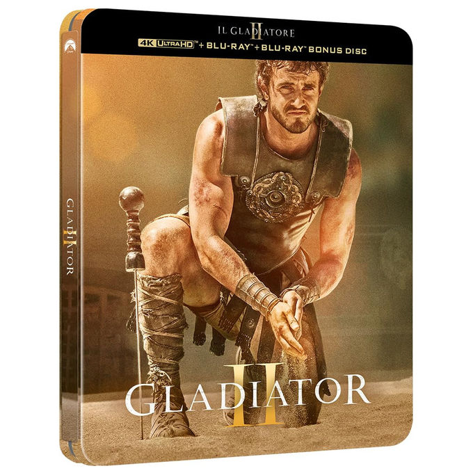 Ridley Scott Il Gladiatore II Steelbook 4K UHD Blu-ray