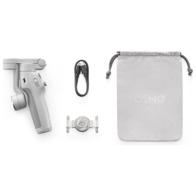 DJI CP.OS.00000406.01 Osmo Mobile 7 Stabilizzatore Smartphone 3 assi ActiveTrack 7.0 10h autonomia colore Bianco