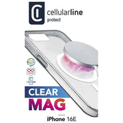 Cellularline Clear Mag Custodia Trasparente iPhone 16e