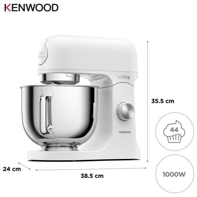Kenwood KMX751AWH kMix Impastatrice Planetaria 1000 W Ciotola 5 L Movimento Planetario colore Bianco