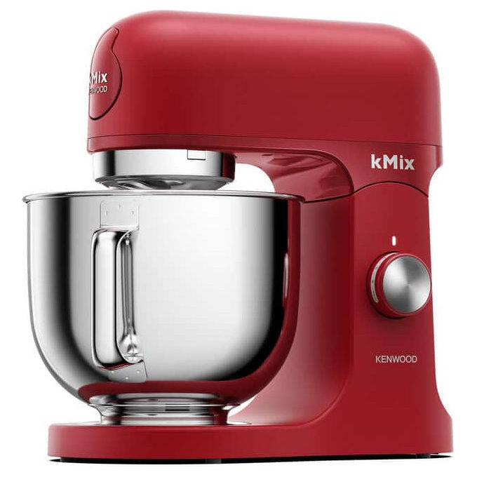 Kenwood KMX751ARD kMix Impastatrice Planetaria 1000W Ciotola 5L con Paraschizzi colore Rosso