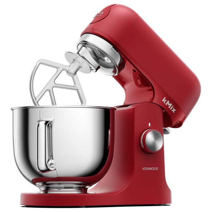 Kenwood KMX751ARD kMix Impastatrice Planetaria 1000W Ciotola 5L con Paraschizzi colore Rosso