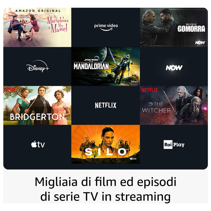 Amazon B0CW4HD359 Fire TV Stick 4K Max 3rd Gen Lettore Streaming Wi-Fi 6E Alexa 16 GB colore Nero