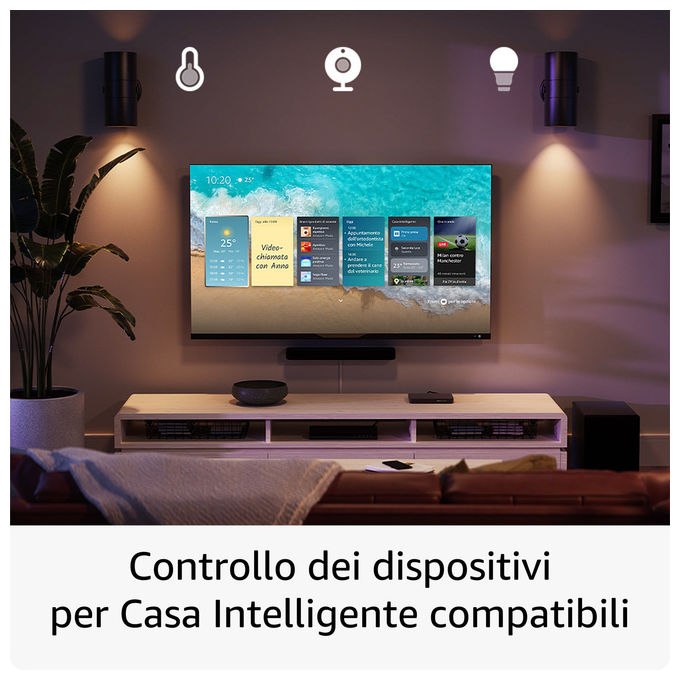 Amazon B0CW4HD359 Fire TV Stick 4K Max 3rd Gen Lettore Streaming Wi-Fi 6E Alexa 16 GB colore Nero