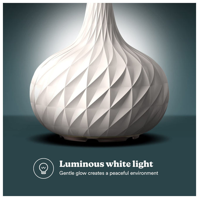 Ellia ARM-508WT Harmony Diffusore di Aromi Ultrasonico in Ceramica Ricaricabile 0.13 L colore Bianco