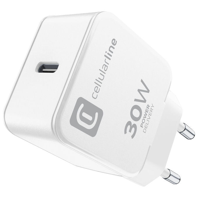 Cellularline Caricabatterie 30W Fast Charge USB-C