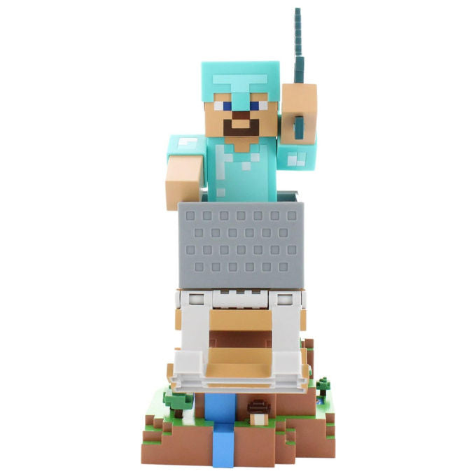 Cable Guys Steve in Diamond Armour Minecraft Holder