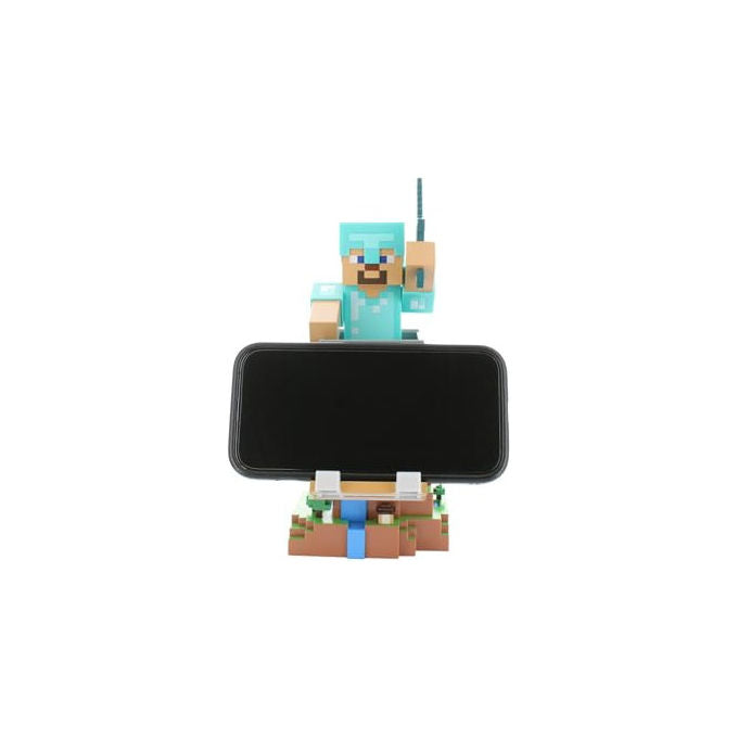 Cable Guys Steve in Diamond Armour Minecraft Holder