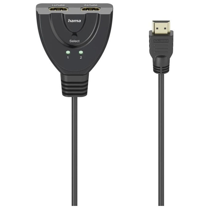 Hama HDMI Cavo Nero 60Hz 4096x2160 Pixel