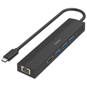 Hama Hub USB 3.2 Gen 1 Type-C HDMI RJ-45 Nero