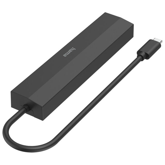 Hama Hub USB 3.2 Gen 1 Type-C HDMI RJ-45 Nero
