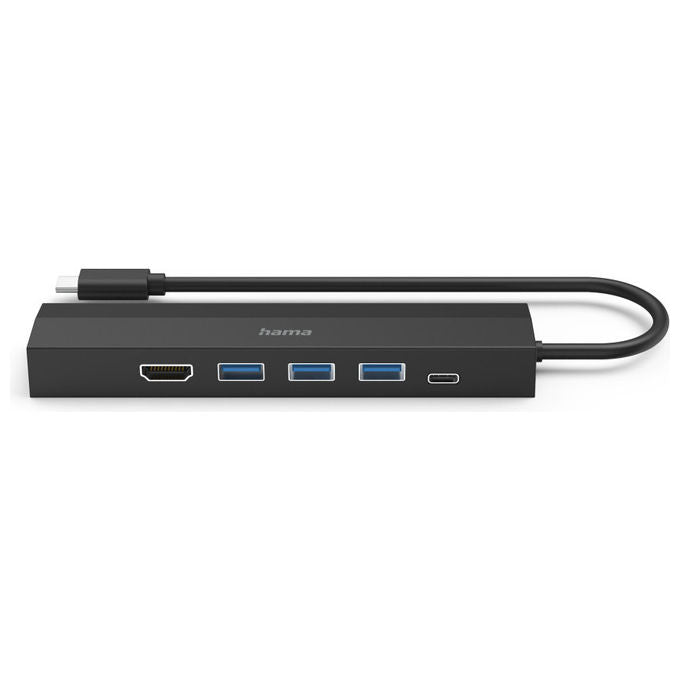 Hama Hub USB 3.2 Gen 1 Type-C HDMI RJ-45 Nero