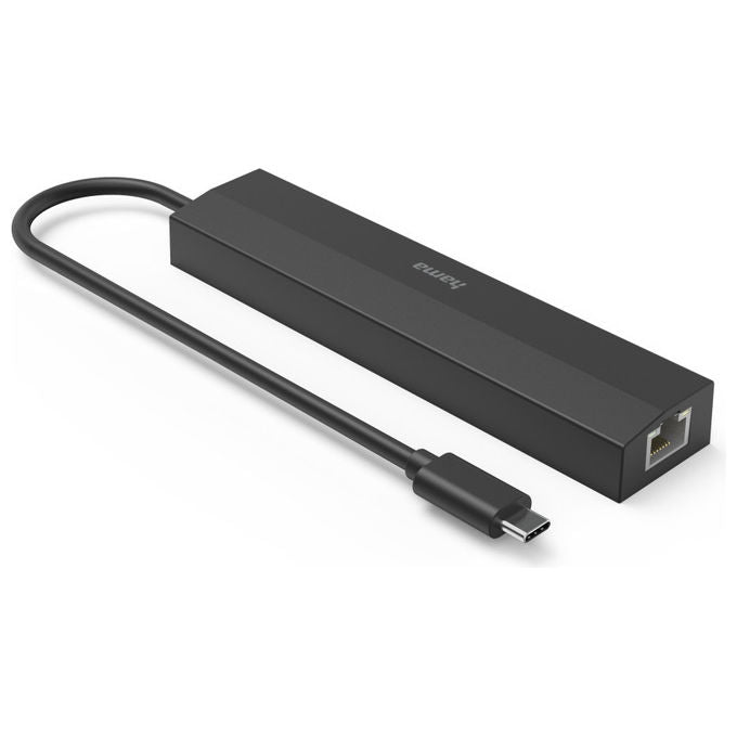 Hama Hub USB 3.2 Gen 1 Type-C HDMI RJ-45 Nero