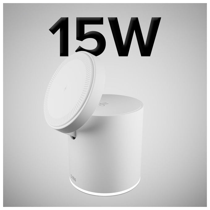 SBS Ricarica Wireless 2 in 1 con Stand Pieghevole