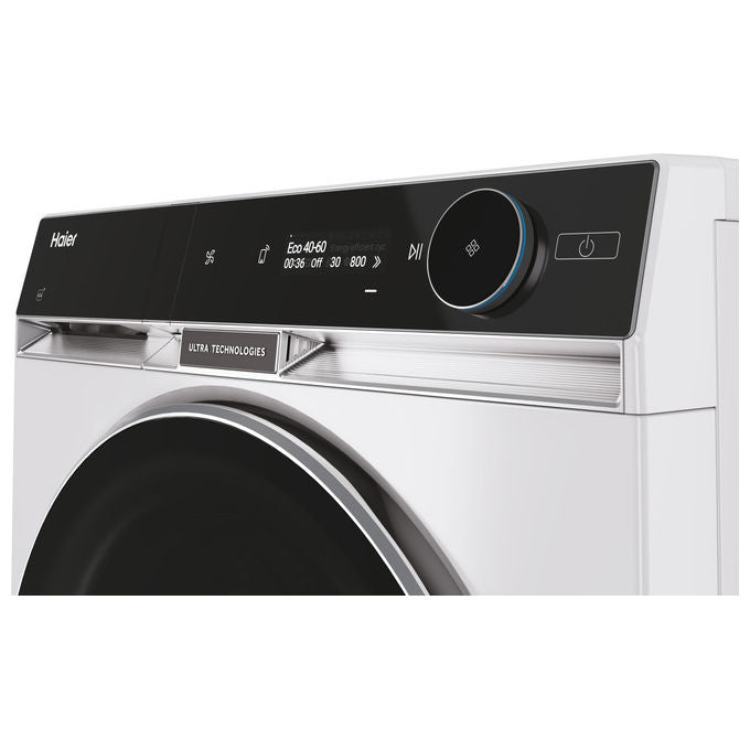 Haier HWD120BD16397EUS X Serie 11 Lavasciuga Frontale 12-7 Kg 1600 rpm Classe A Pompa di Calore Wi-Fi AutoDose Vapore (85x60x66 cm) colore Bianco