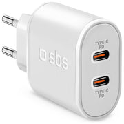 SBS Caricabatterie Power Delivery 20W Bianco