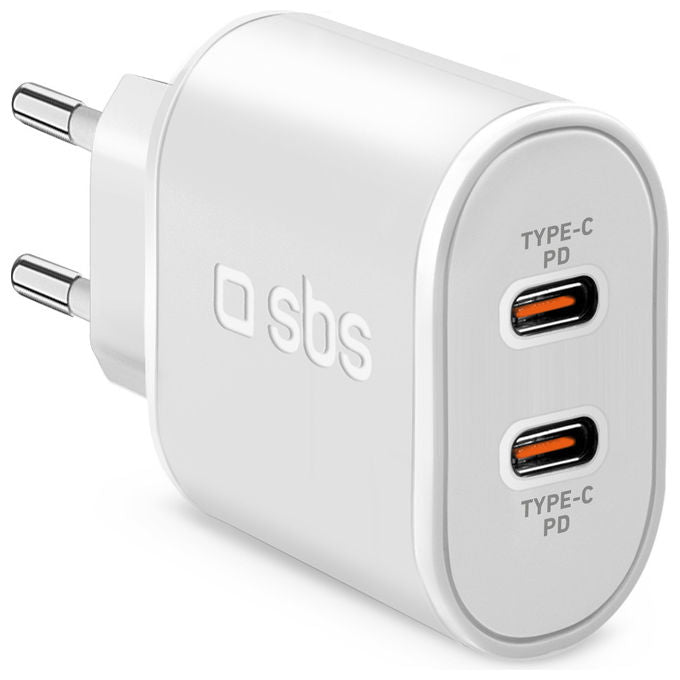 SBS Caricabatterie Power Delivery 20W Bianco