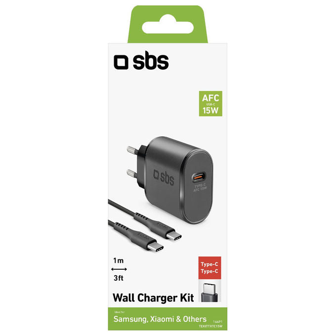 SBS Tekittrtc15w Interno Nero 9V 1m