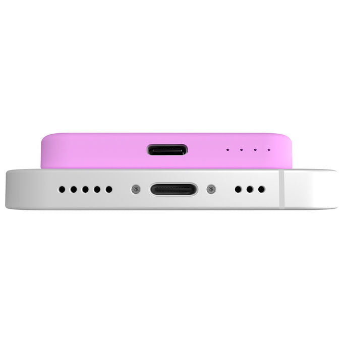 Puro Mini Power Mag 4200 mAh Rosa Ricarica Wireless