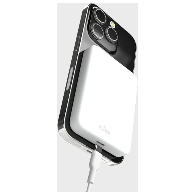 Puro Mini Power Mag Power Bank 4200 mAh Bianco