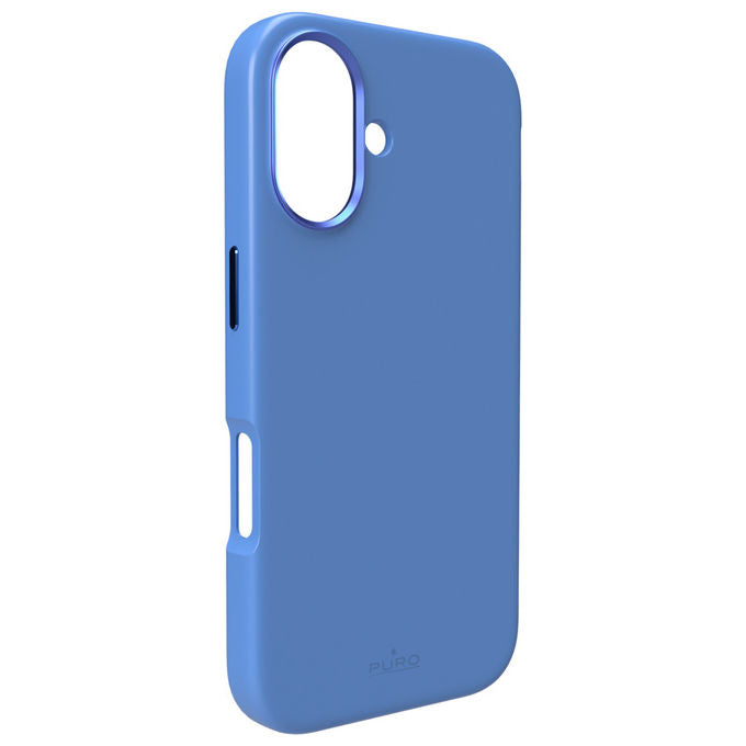 PURO Icon Mag Pro Cover per iPhone 16 Pro Blu