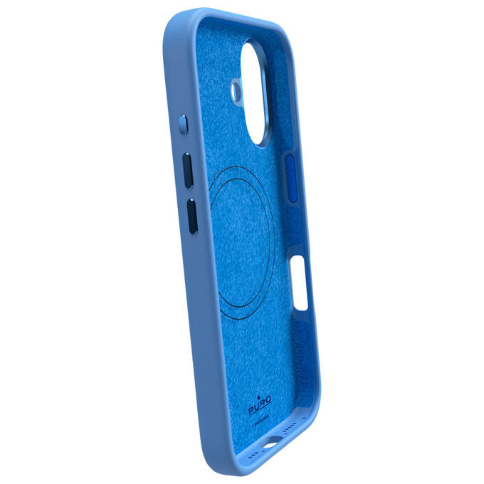 PURO Icon Mag Pro Cover per iPhone 16 Pro Blu
