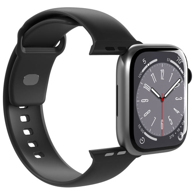 Puro PUICNAW44BLK Icon Cinturino Apple Watch 42 44 45 49 mm Silicone Soft Touch colore Nero