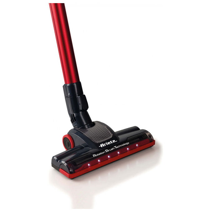 Ariete 2358 Handy Force One RBT Scopa Elettrica 2 in 1 con Filo Aspirabriciole Ciclonica 600W Filtro HEPA 0,5L colore Rosso