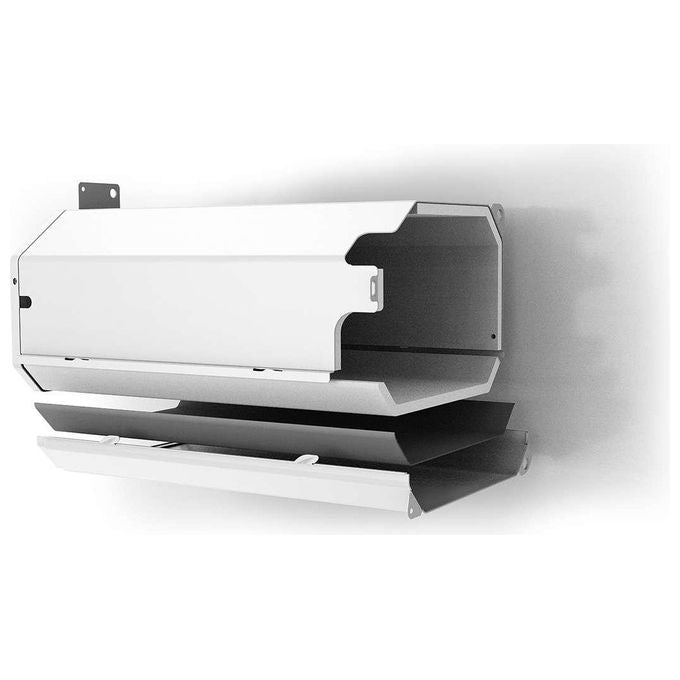 Midea 4048164116478 PORTASPLIT Condizionatore fisso Monoblocco 12000 BTU Classe A++ A+ Pompa di Calore R32 39 dB colore Grigio Bianco