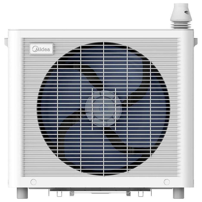 Midea 4048164116478 PORTASPLIT Condizionatore fisso Monoblocco 12000 BTU Classe A++ A+ Pompa di Calore R32 39 dB colore Grigio Bianco