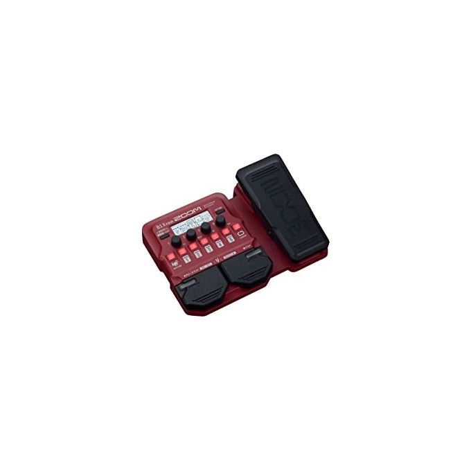 Zoom B1X FOUR Pedaliera Multieffetto per Basso 71 Effetti 9 Amp Simulator Looper 30s Drum Machine 68 Ritmi Pedale Espressione