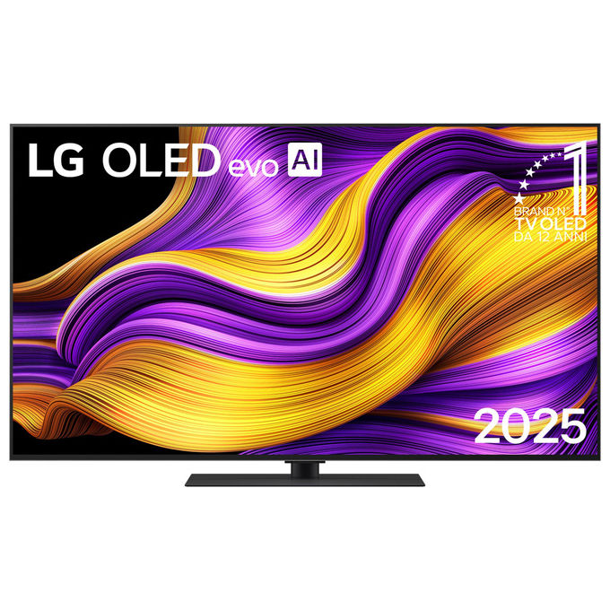 LG OLED55G56LS G5 Smart TV OLED evo 55'' 4K α11 Gen2 AI webOS 25 4x HDMI 2.1 Wi-Fi 6 Dolby Vision colore Argento