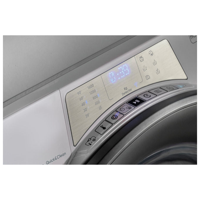 Candy RP486BWMR91S Rapidó PRO Lavatrice Frontale 8 Kg 1400 rpm Classe A Inverter Wi-Fi Vapore (85x60x54 cm) colore Bianco