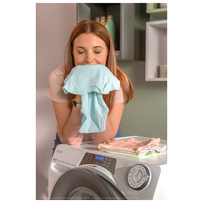 Candy RP486BWMR91S Rapidó PRO Lavatrice Frontale 8 Kg 1400 rpm Classe A Inverter Wi-Fi Vapore (85x60x54 cm) colore Bianco