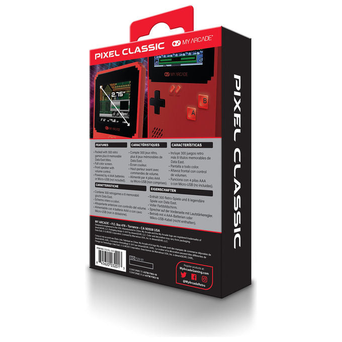 Data East Mini Arcade Console con 300 Giochi