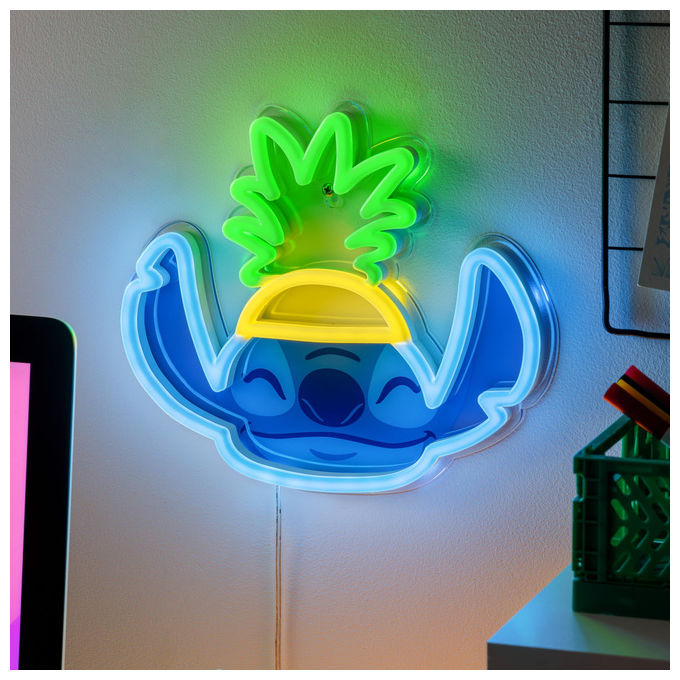 Paladone Lampada Neon LED Ananas Lilo and Stitch