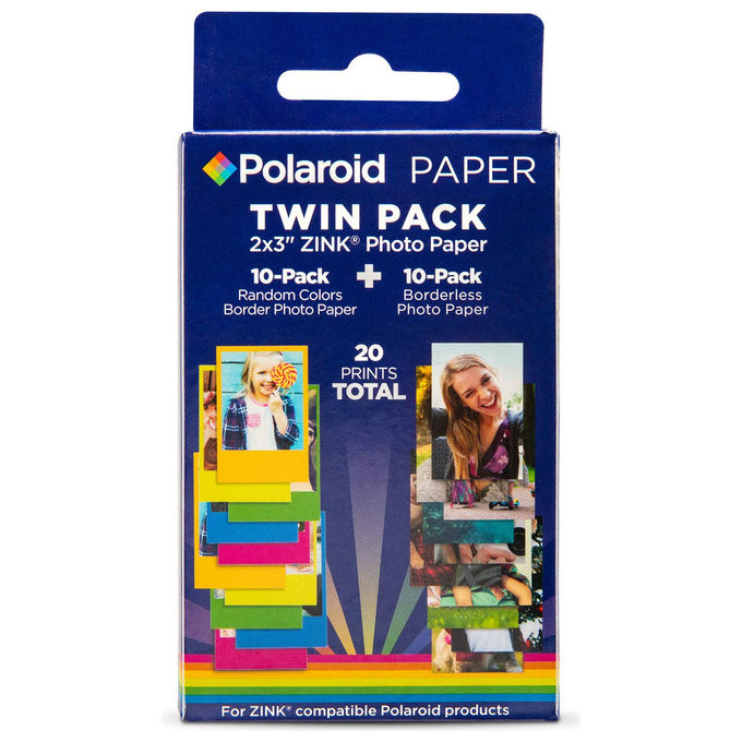 Polaroid Carta Zink 20ff MIX 2x3