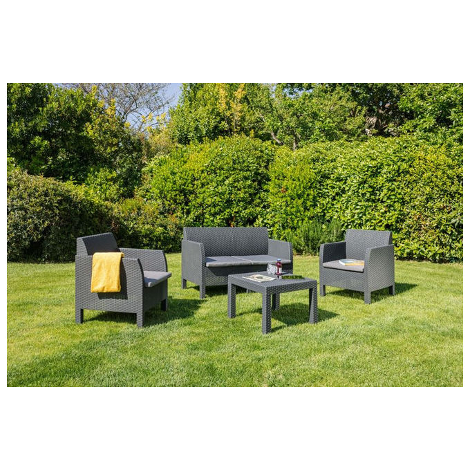 Toomax Set Giardino Matilde Antracite 4pz