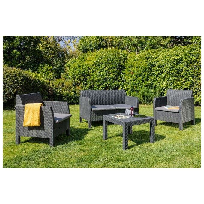 Toomax Set Giardino Matilde Antracite 4pz